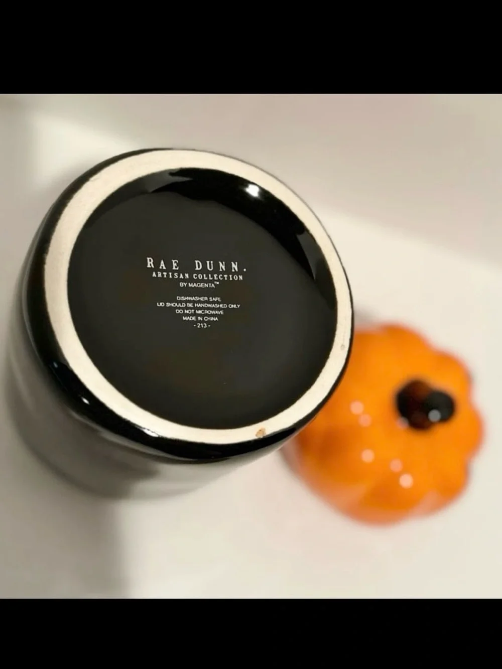 Rae Dunn Trick or Treat Pumpkin Canister